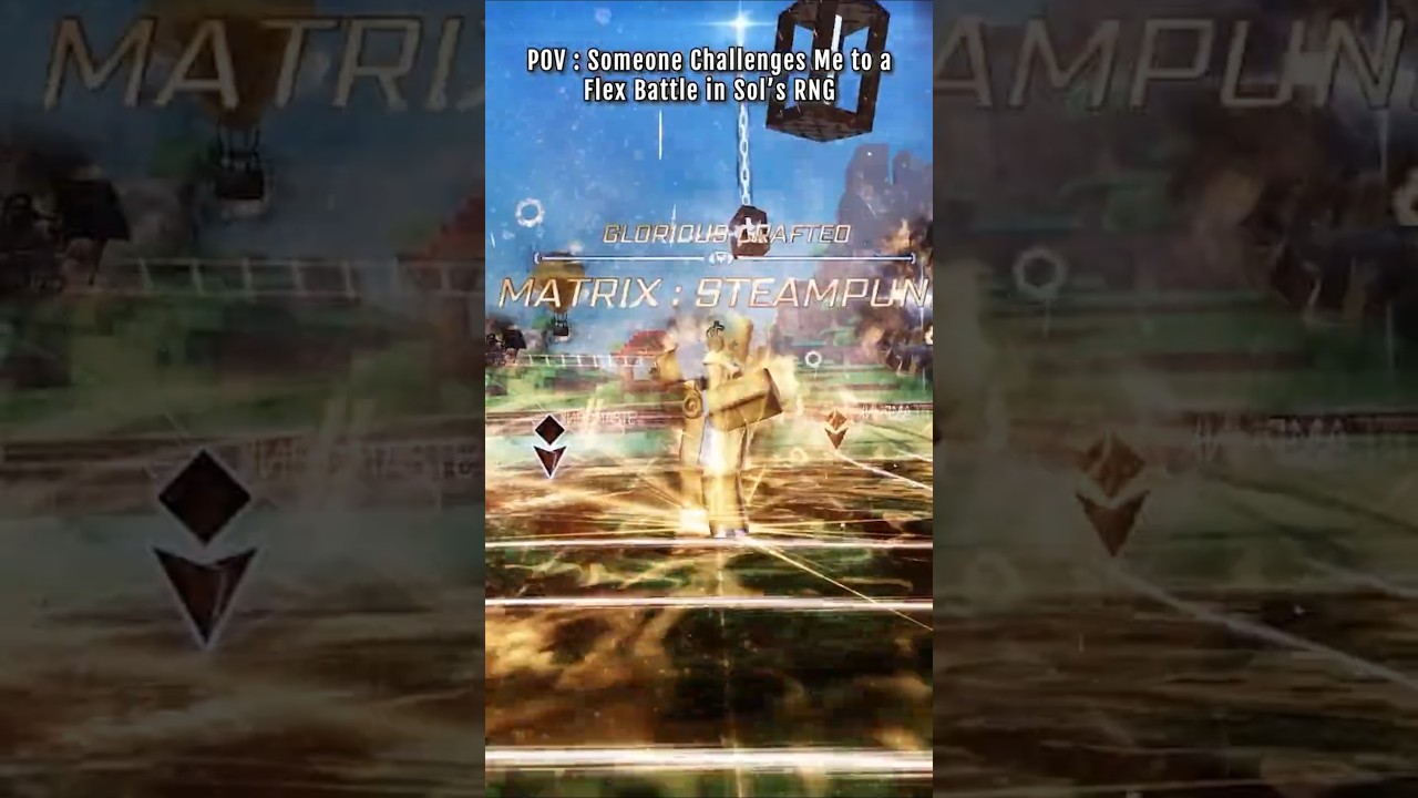 Someone challenges me to a Flex Battle in Sol's RNG