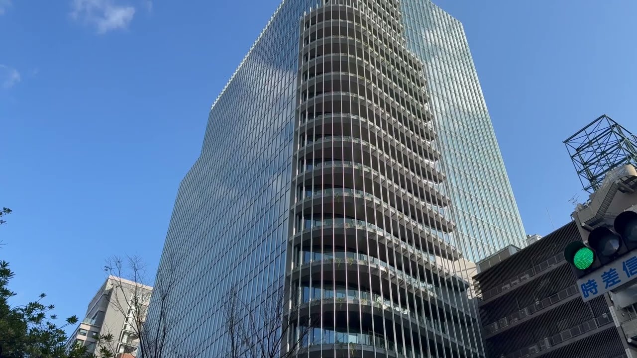完成してた、24階約113m「天神住友生命FJビジネスセンター」の様子 2025年12月31日撮影