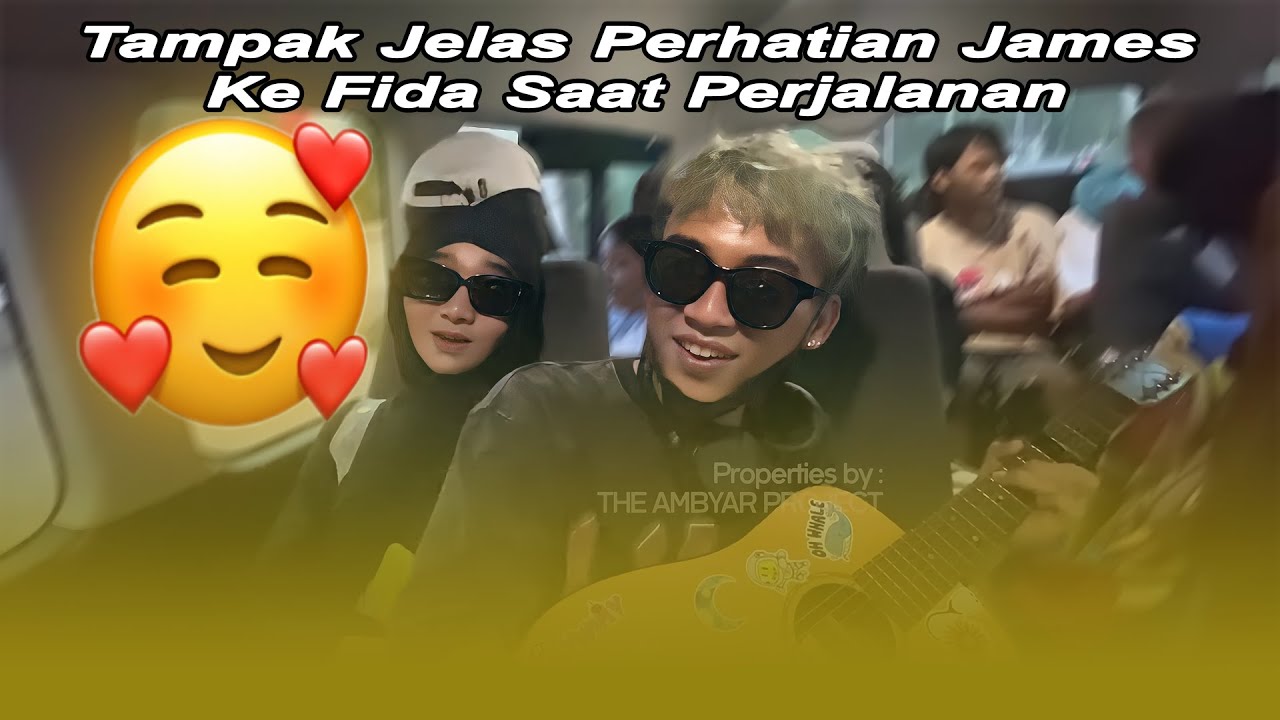Tampak jelas perhatian fida ke james selama perjalanan ke wisata REMBANGAN - JEMBER