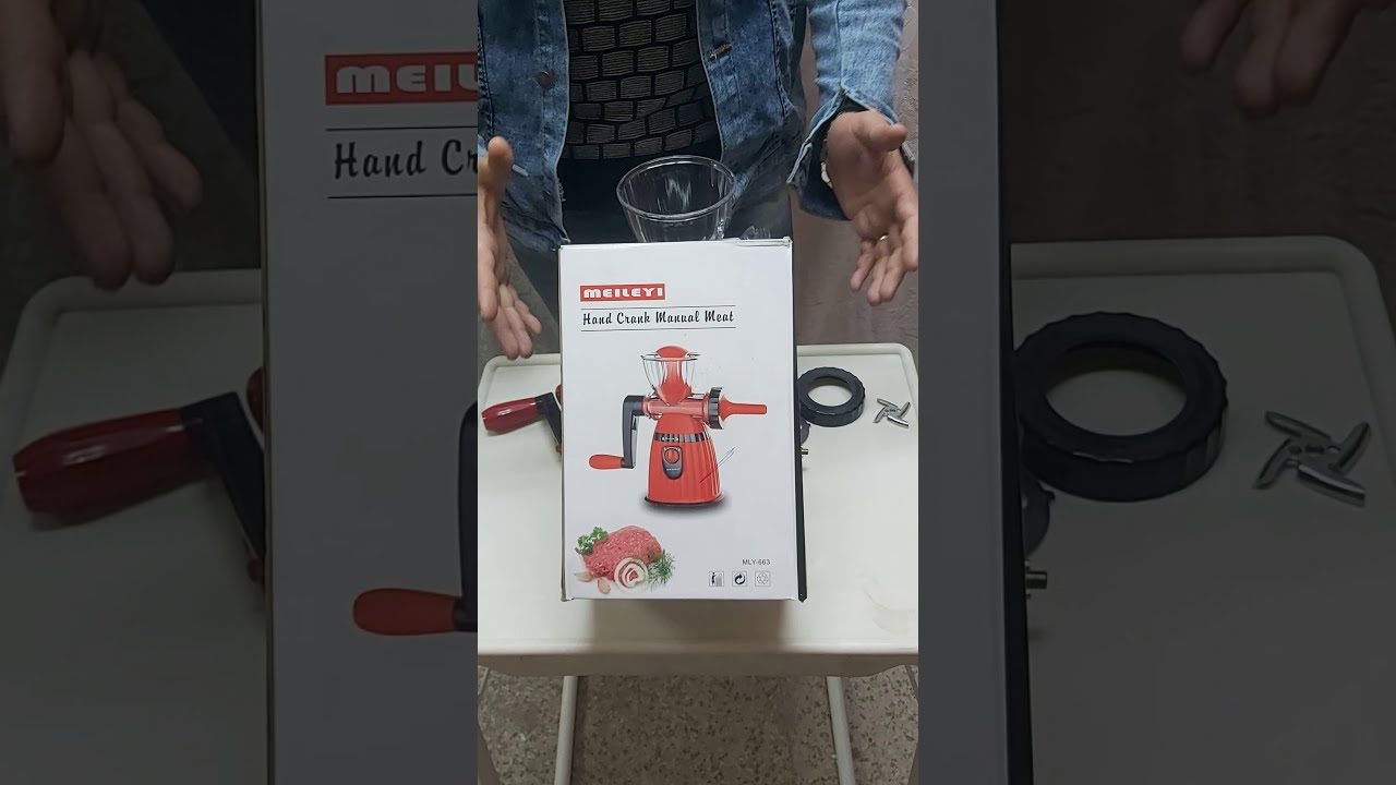 مفرمة لحمة يدوية Meileyi Hand Crank Manual Meat