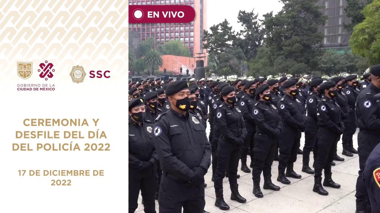 Ceremonia de Reconocimiento a la Policía de la Ciudad de México y Desfile Conmemorativo