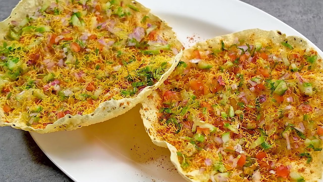 सबसे टेस्टी मसाला पापड़ और मसाला , रेस्टोरेंट के फीके लगेंगे Masala Papad Recipe with Special Masala