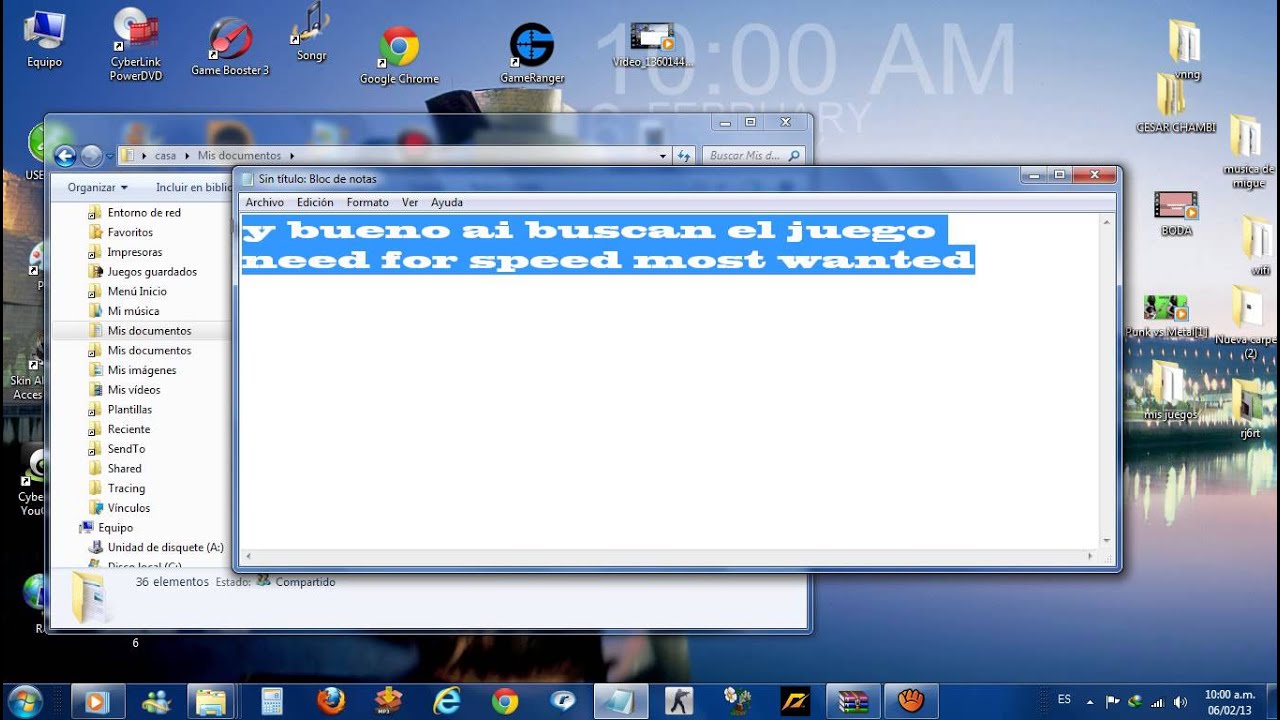 como tener mi perfil de nfsmw para jugar en otra pc