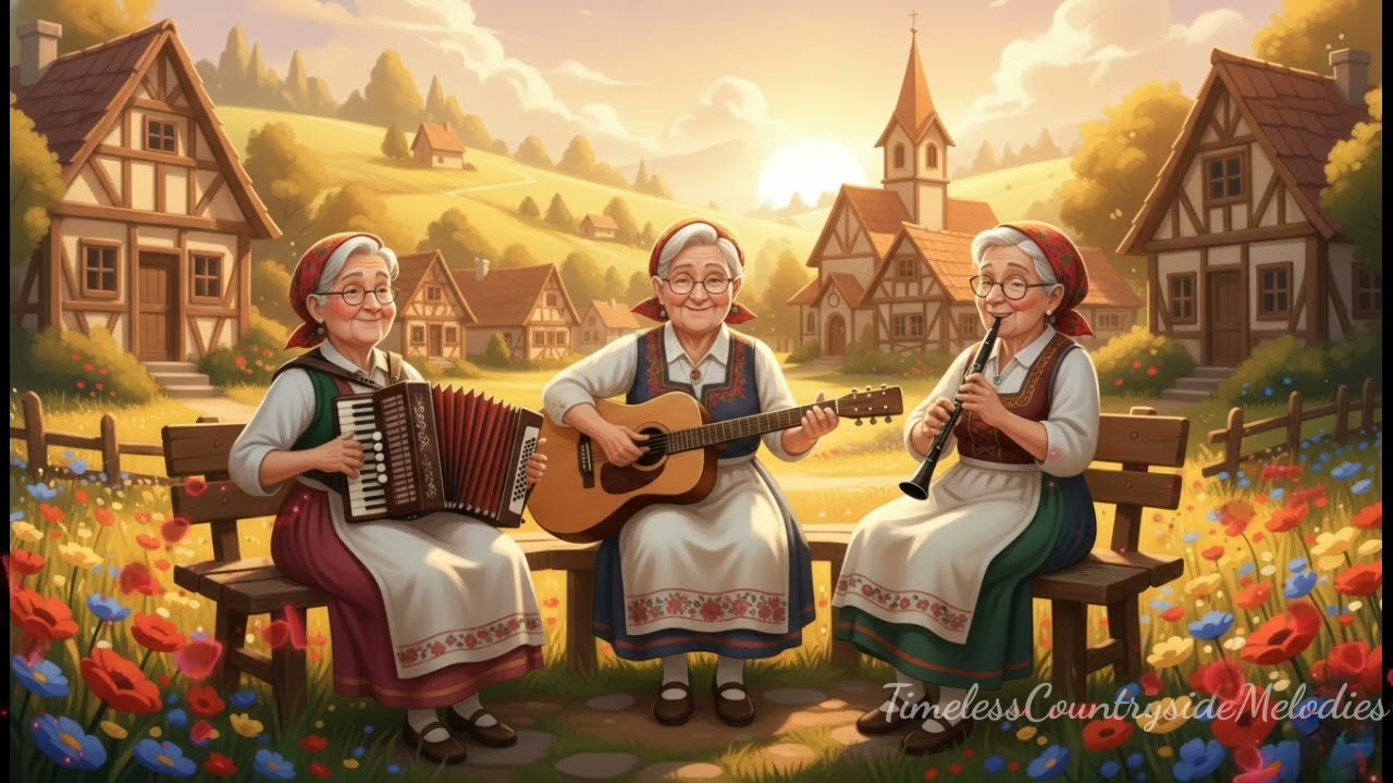 Gentle Evening Folk Music for Seniors – Peaceful & Cozy