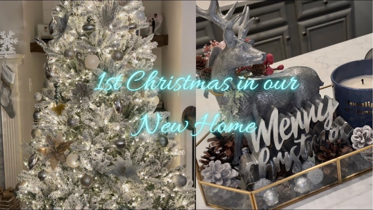 Decorate with me!  🎄💝 | 1st Christmas in our new home! 🎁 (Fast Speed/ No Commentary)