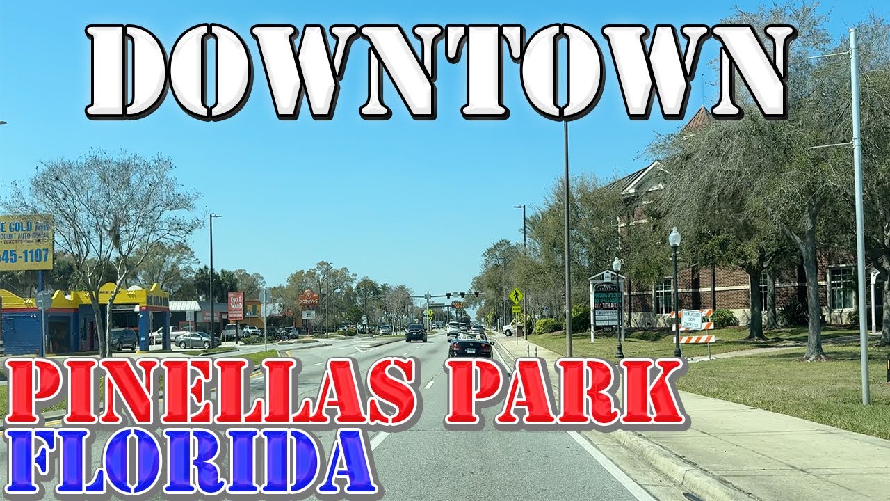 Pinellas Park - Florida - 4K Downtown Drive
