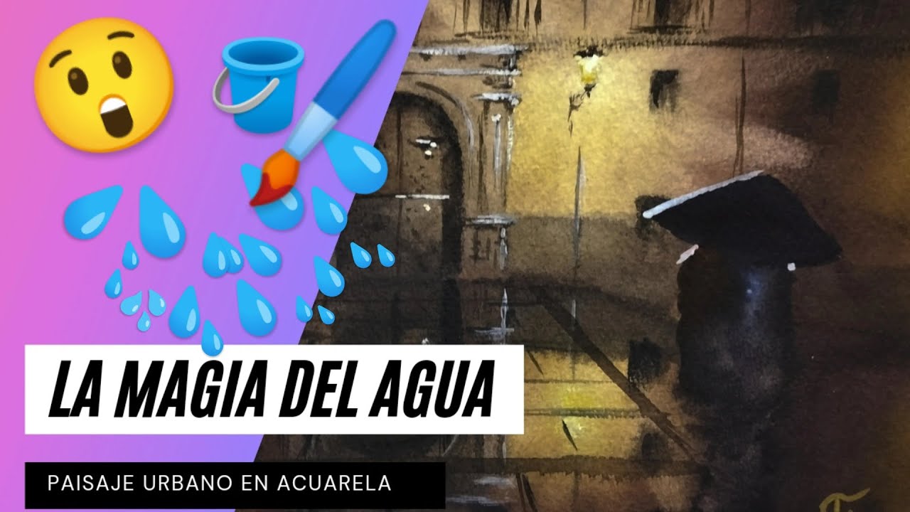 ACUARELA PASA A PASO. Como pintar paisaje urbano en acuarela. Ricón de Cuenca, España.
