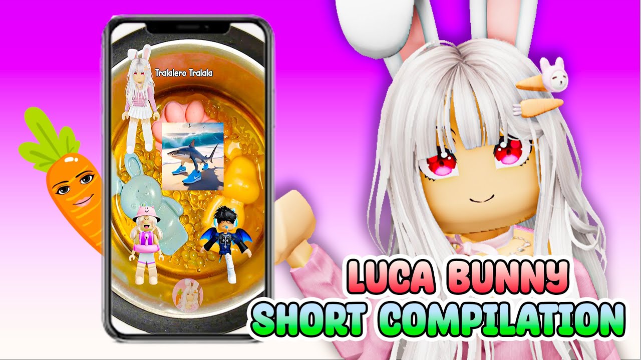 🐰 Text To Speech 🥕 Luca Bunny Shorts Compilation #7 🥕 Roblox Story