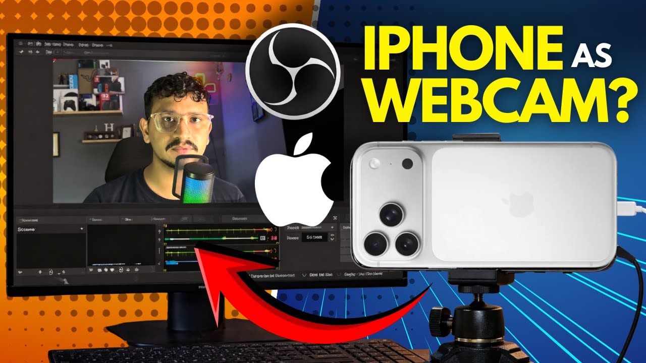 Как использовать iPhone в качестве веб-камеры с OBS Studio Wireless &mdash; Использование iPhone в каче...