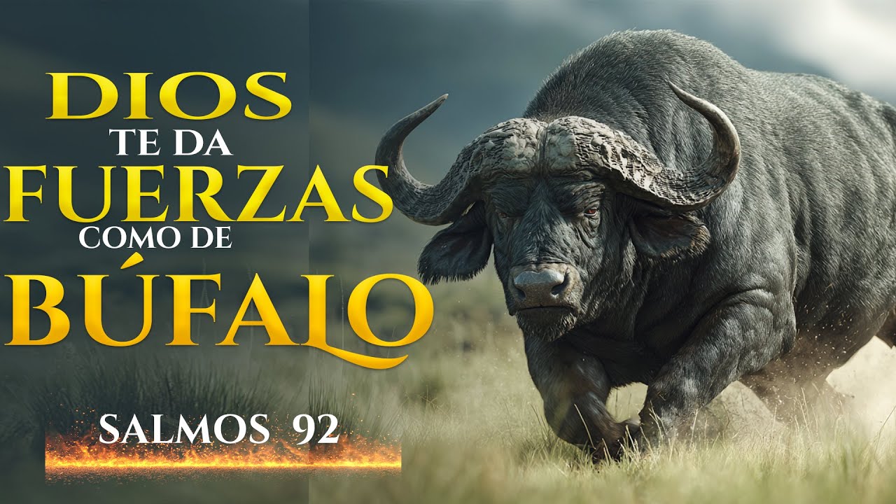 Recobra Fuerzas Sobrenaturales Como de Búfalo 🦬 con Este Cántico de Renovación| Salmo 92 | Adoración
