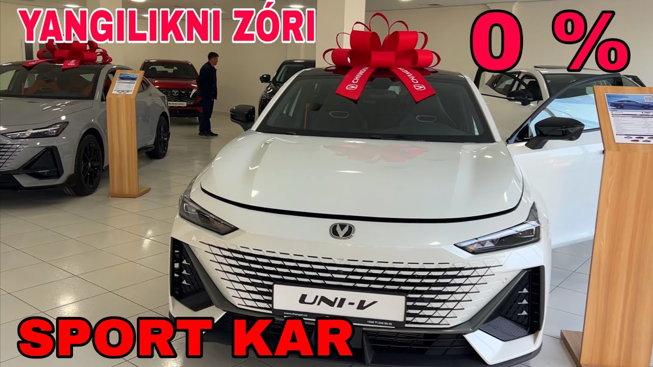 Катта Янгилик Спорт кар ишкибозларига CHANGAN авто салони Термиз Шахрида