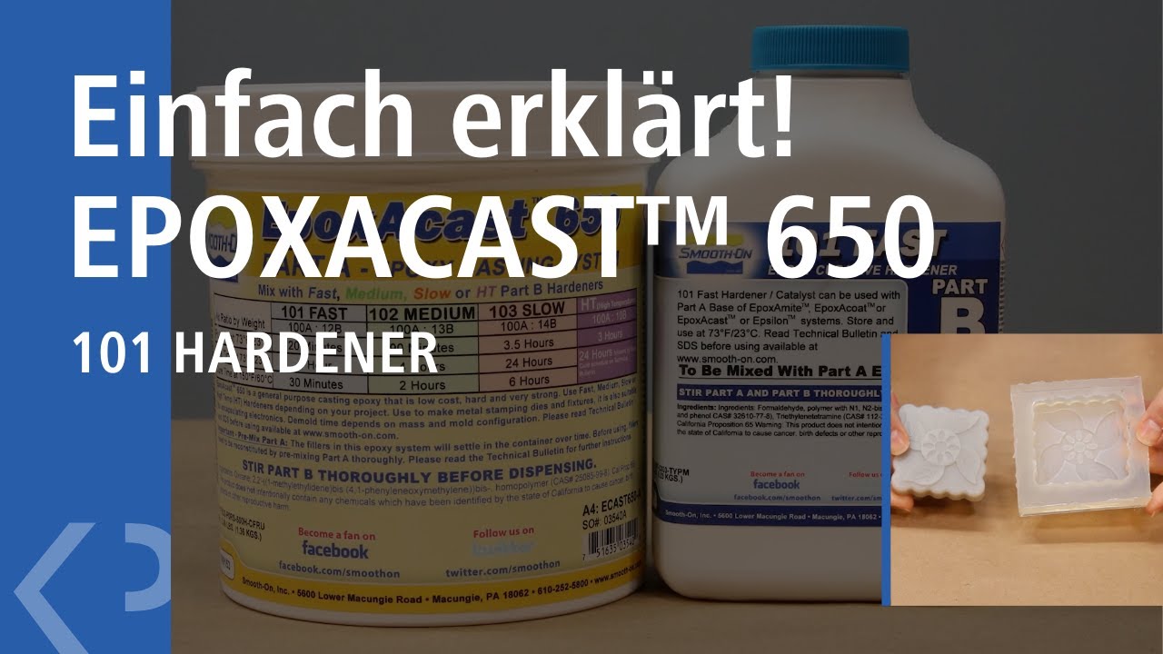 Einfach erkl&auml;rt! EPOXACAST&trade; 650 + 101 Hardener