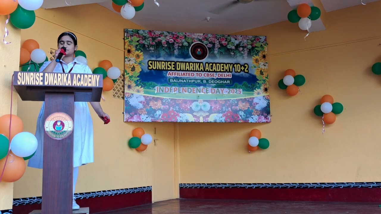 Hindi speech by Pragya Kumari