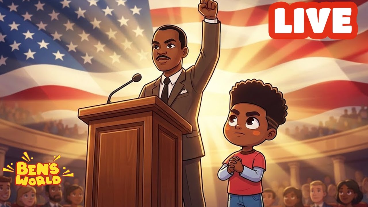 🔴 LIVE: Let&rsquo;s Dream Together ✨ Martin Luther King Jr. Day LIVE | Ben&rsquo;s World 🌍🧡
