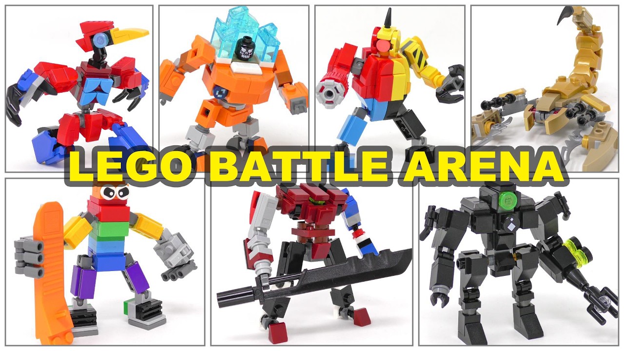 I Made Viewer-Designed Robots With LEGO And Matched Them In The Battle Arena [Episode 4]