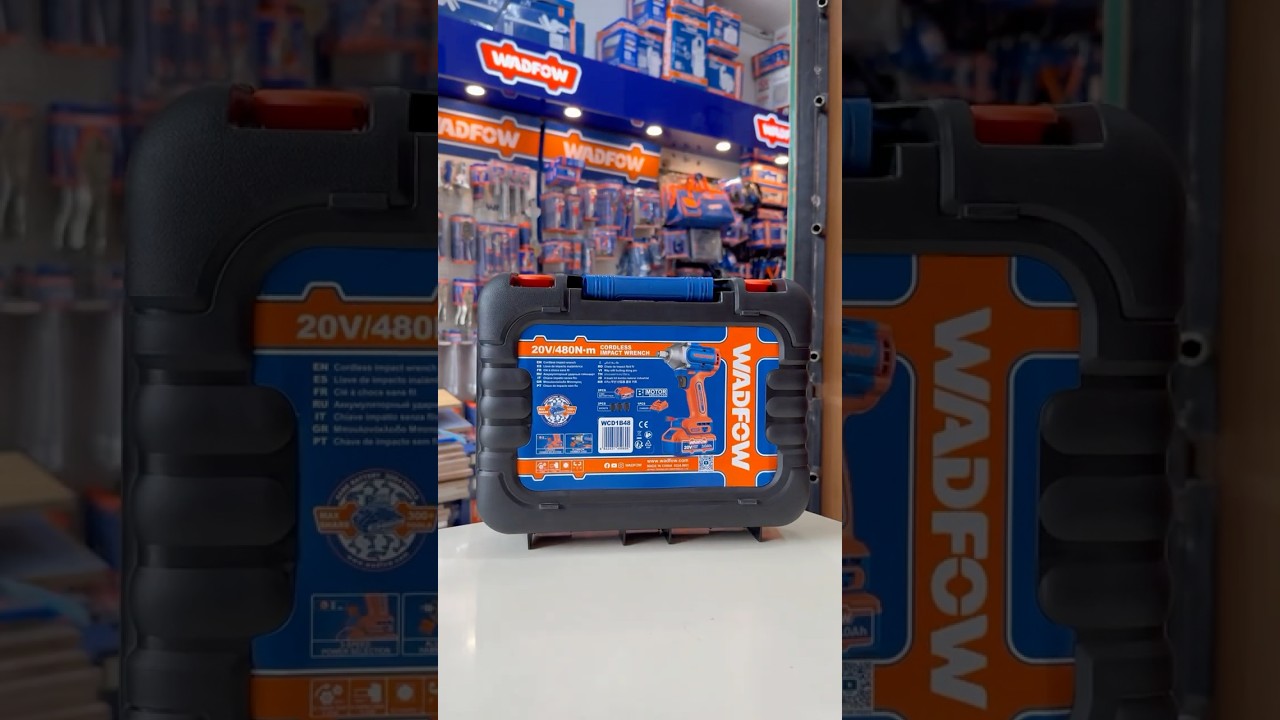 23 August 2025 WADFOW 20V Cordless Impact Wrench | 480N&middot;m Brushless Power Tool Unboxing & Review