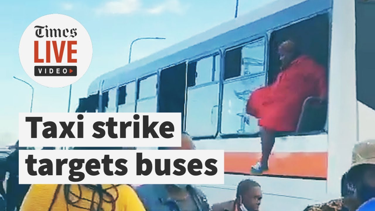 Taxi strike shuts down CT highway, passengers jump out of bus windows to flee chaos