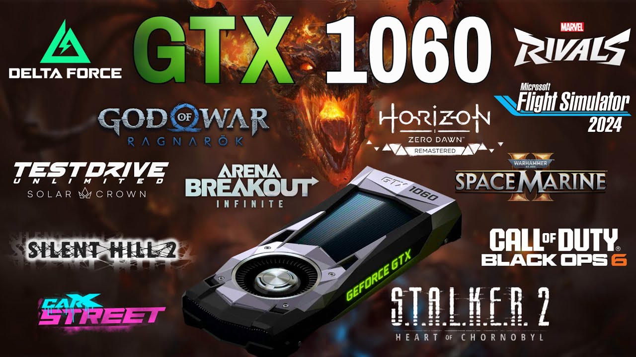 GTX 1060 6GB in 2024 | 13 New Games Tested in 1080p