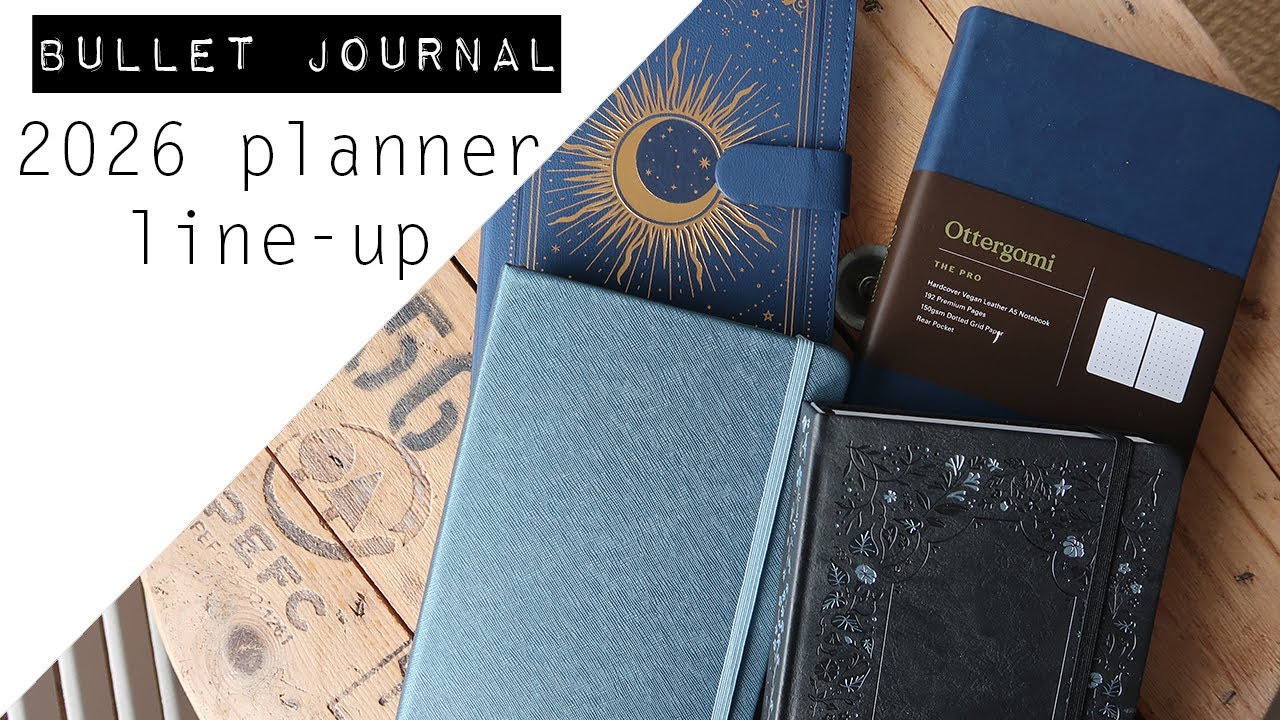 BULLET JOURNAL || 2026 Journal line-up