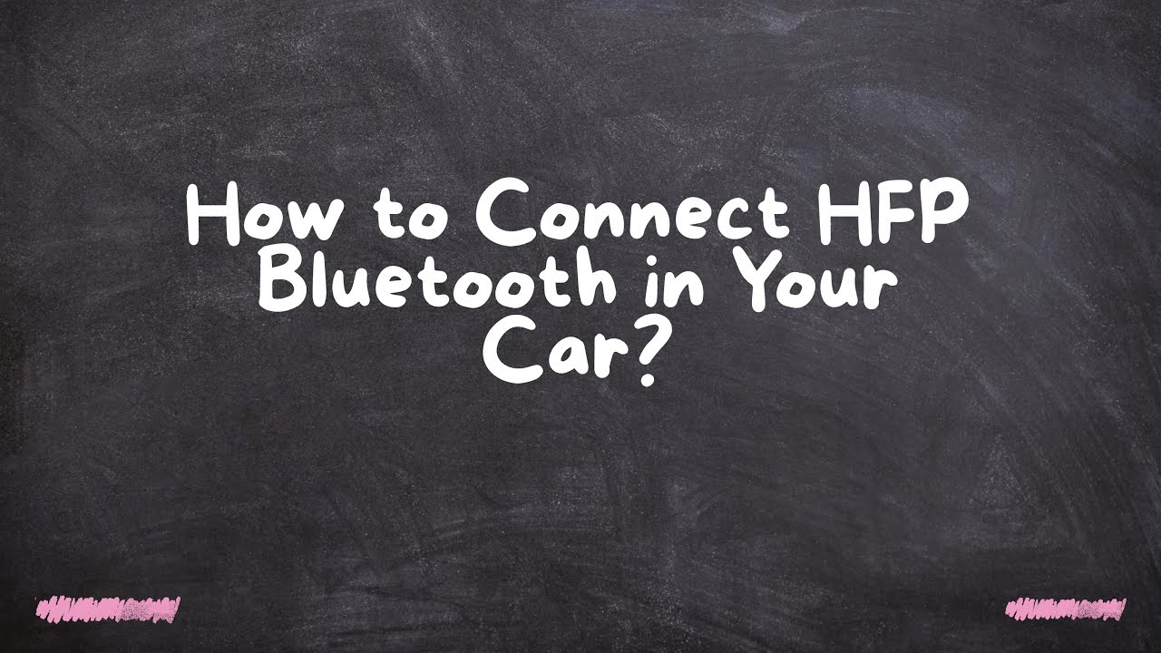 Jak podłączyć Bluetooth HFP w samochodzie?