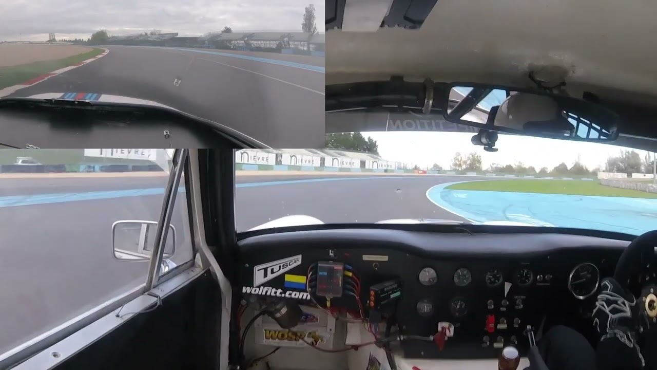2025 Magny Cours British HTGT Competition race 1 Jon Wolfe driving TVR Tuscan V8 pole to race win