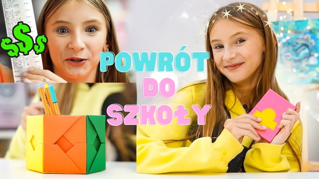 Artykuły szkolne ZR&Oacute;B TO SAM ✏️ ✨ Szkolne life hacki | Miss Nicole Polish