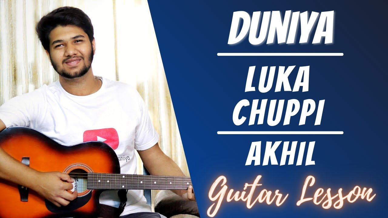 Duniya | Akhil , Luka Chuppi | Guitar Lesson | The Acoustic Baniya