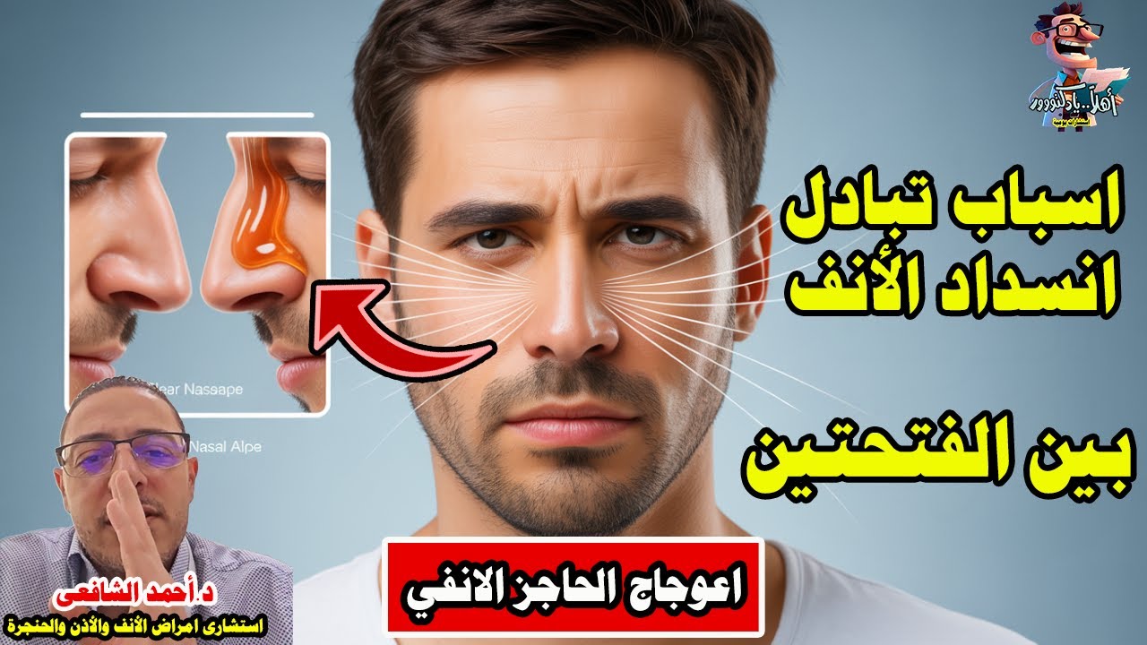 انسداد فتحة واحدة في أنفك؟ هل السبب انحراف الحاجز الأنفي؟ اعرف الحقيقة الكاملة | اهلا يا دكتور