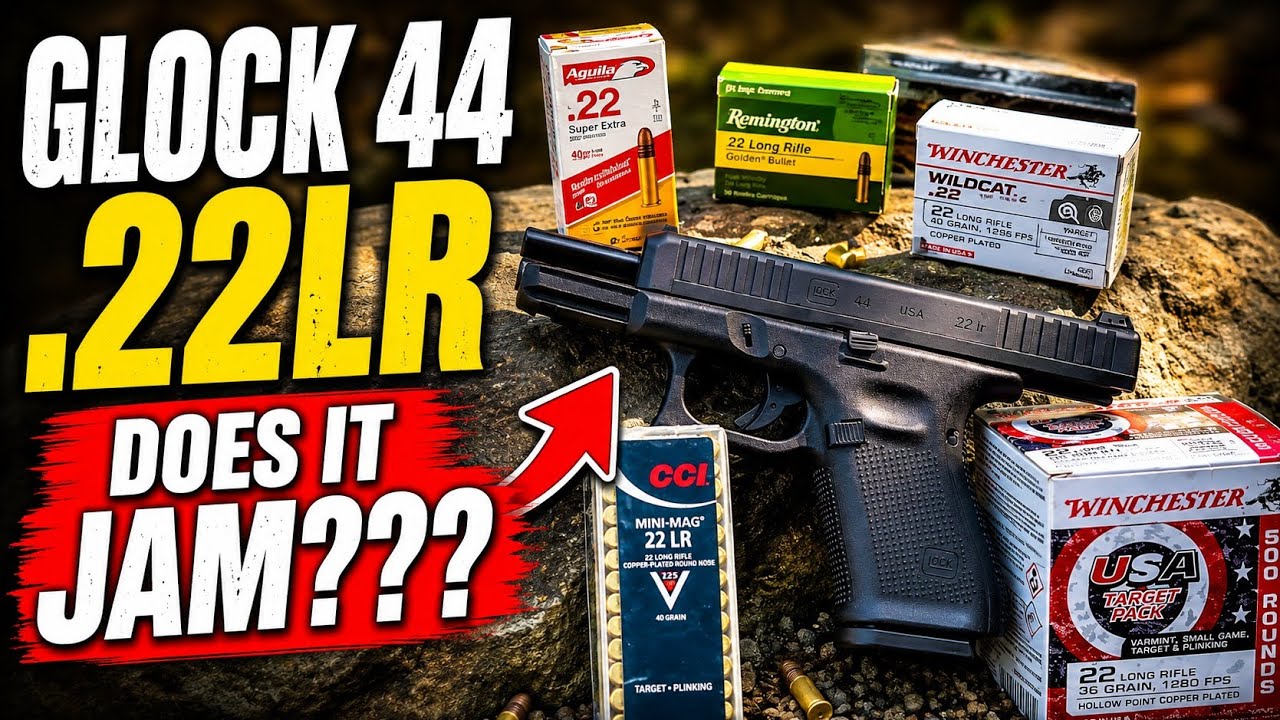 Glock 44 .22lr Pistol | Does It Jam???