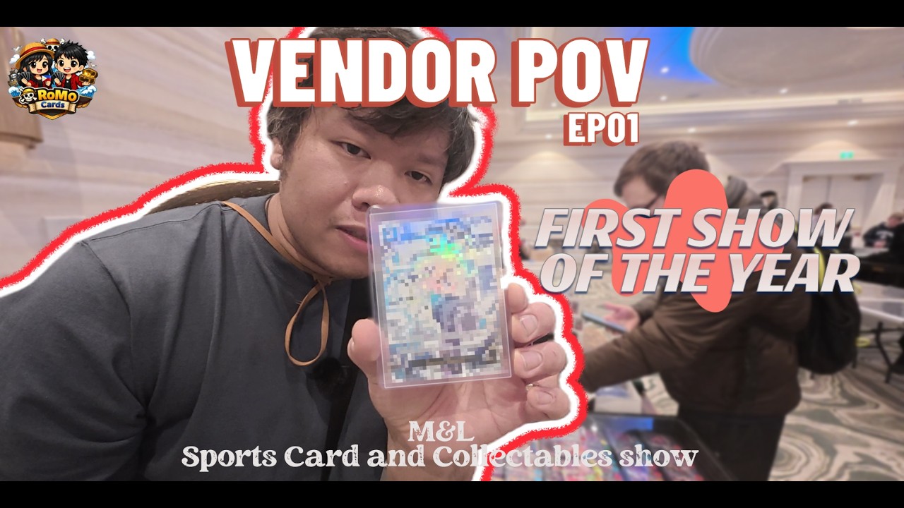 VENDING FOR THE FIRST TIME | M&L CARD SHOW | VENDOR SERIES EP01
