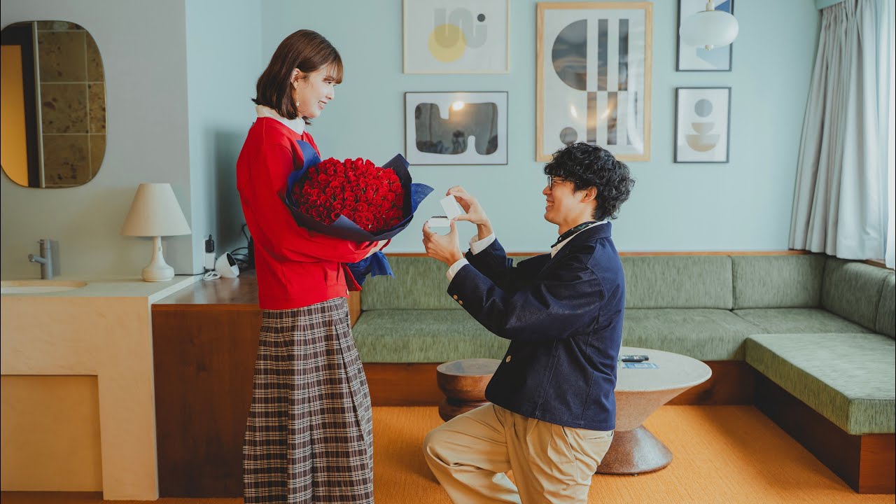 3年半付き合った彼女にプロポーズしました💍
