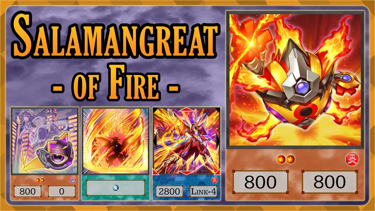 SALAMANGREAT (OF FIRE) Deck Showcase ft. Raging Phoenix | Yu-Gi-Oh! Master Duel