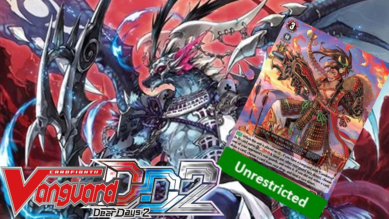 Gandeeva Masques ปลดเเบนลิส เป็นอิสระเเล้ว พร้อมสามัญ  | DZ-BT08 | Cardfight!! Vanguard Dear Days 2