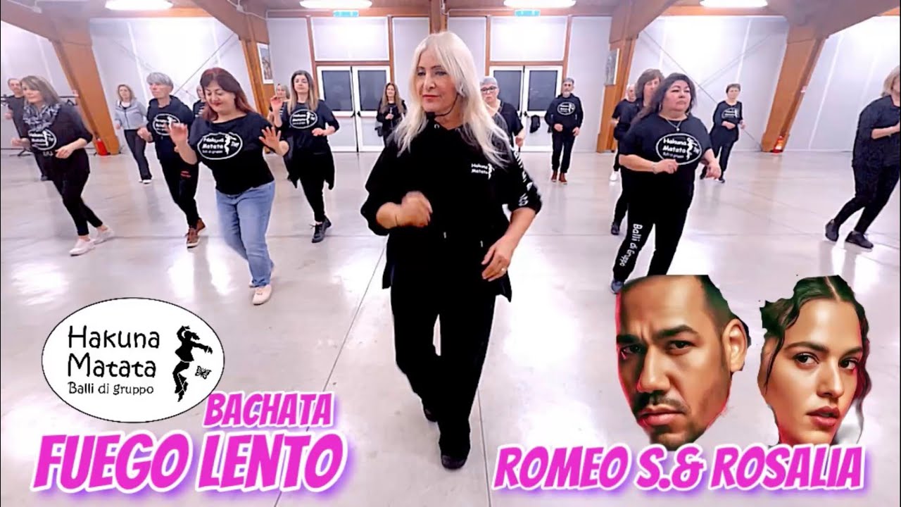Bachata FUEGO LENTO@ballidigruppohakunamatatap181  #linedance #ballodigruppo 