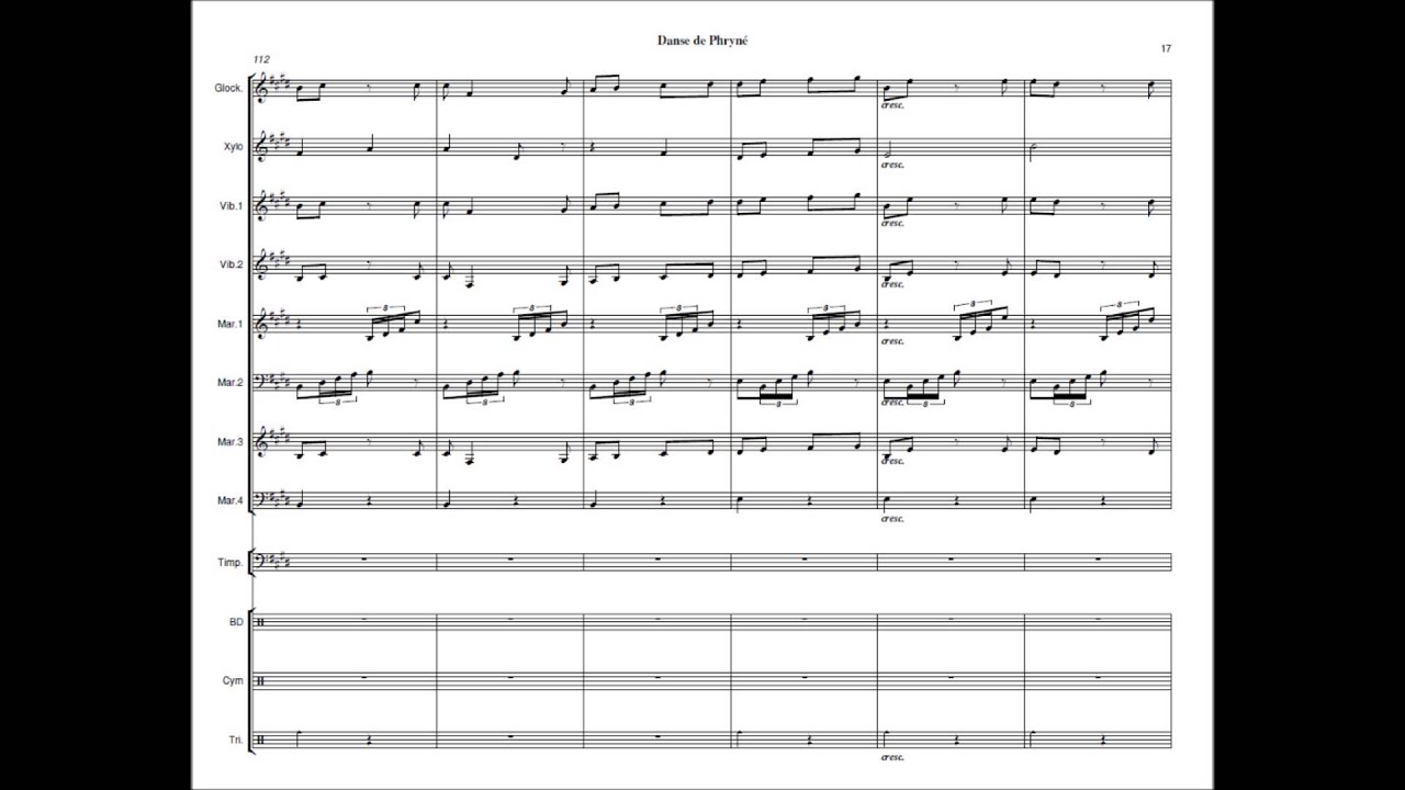 Danse de Phryné by Charles Gounod arr. Michael Huestis