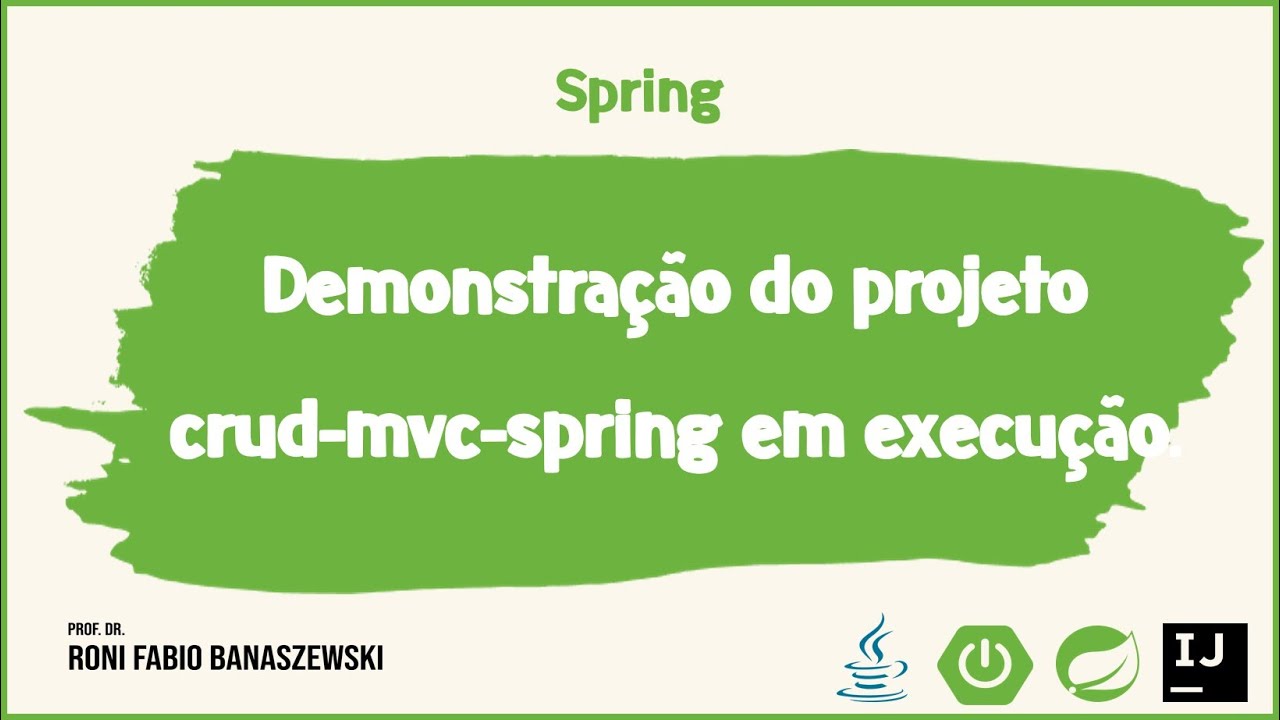 14 - Demonstra&ccedil;&atilde;o do projeto crud-mvc-spring em execu&ccedil;&atilde;o