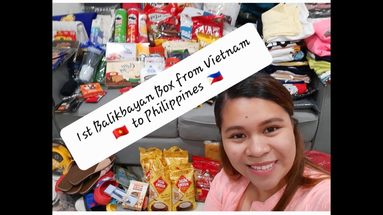 1st Balikbayan Box from Vietnam 🇻🇳  to Philippines 🇵🇭