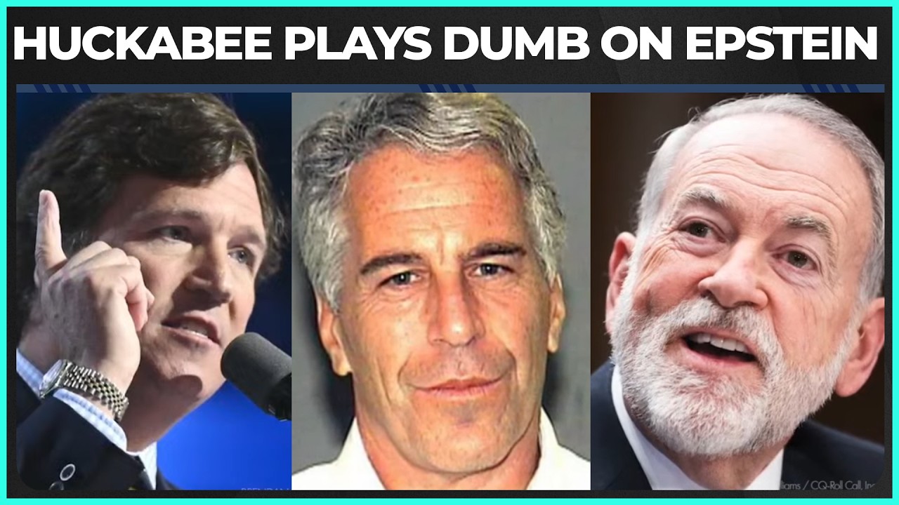 Tucker Makes Huckabee Explain Epstein’s MOSSAD Ties