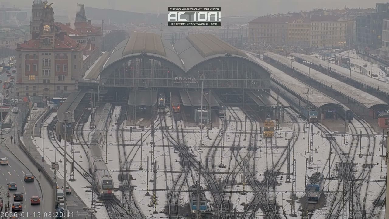 Hlášení Praha hlavní nádraží - Zpoždění vlaku RJ 1022 a RJ 1000, 15.1.2026 [INISS 2]