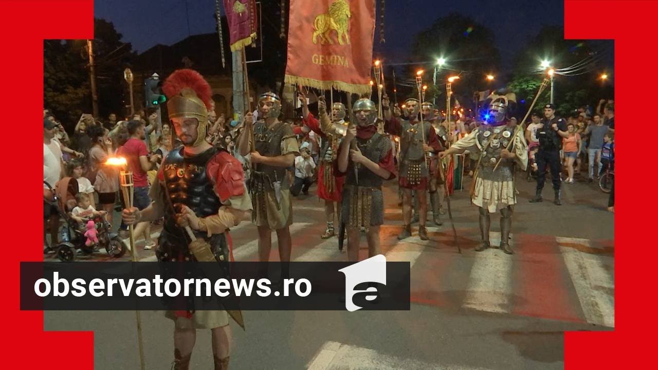 Dacii şi romanii şi-au făcut simţită prezenţa pe străzile Buzăului