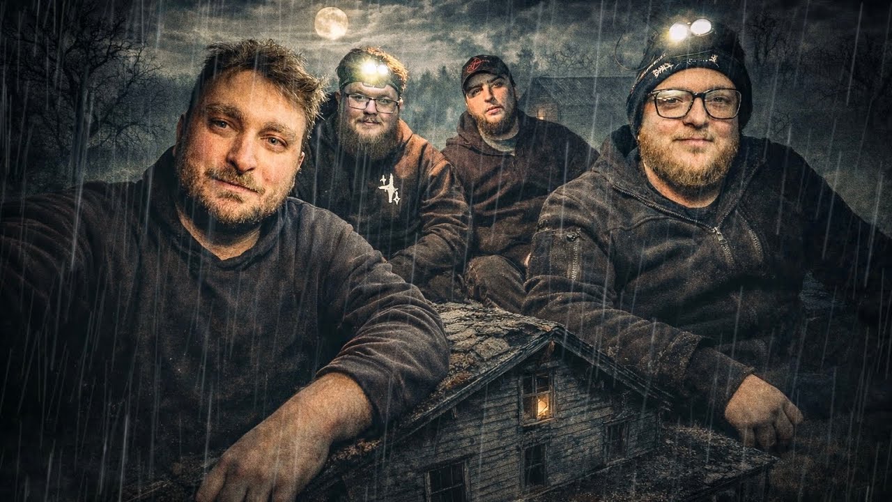 Участники группы «Теория призраков» напугали себя в этом заброшенном доме с привидениями.