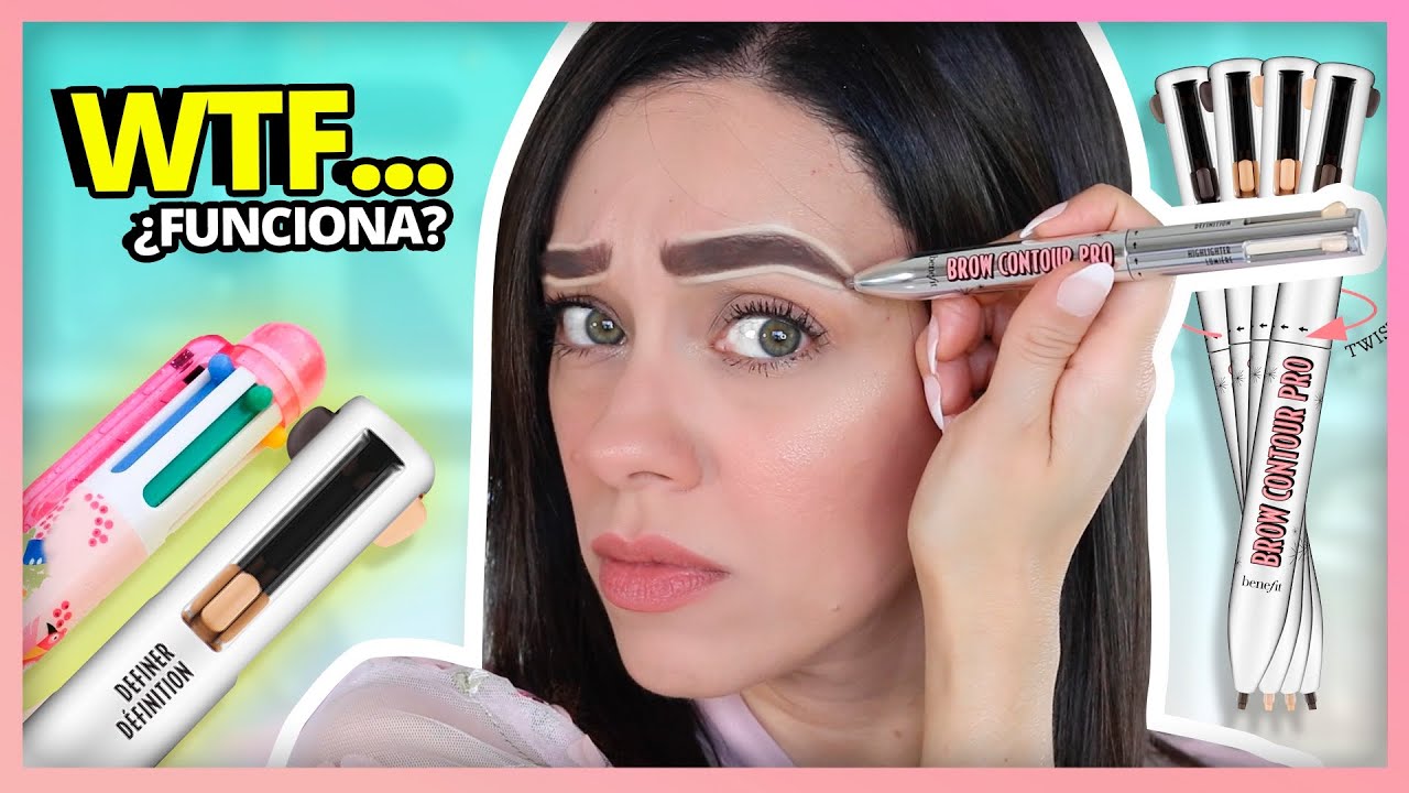 ME PINTO LAS CEJAS CON UNA PLUMA PARA NIÑOS?! | BENEFIT BROW CONTOUR PRO