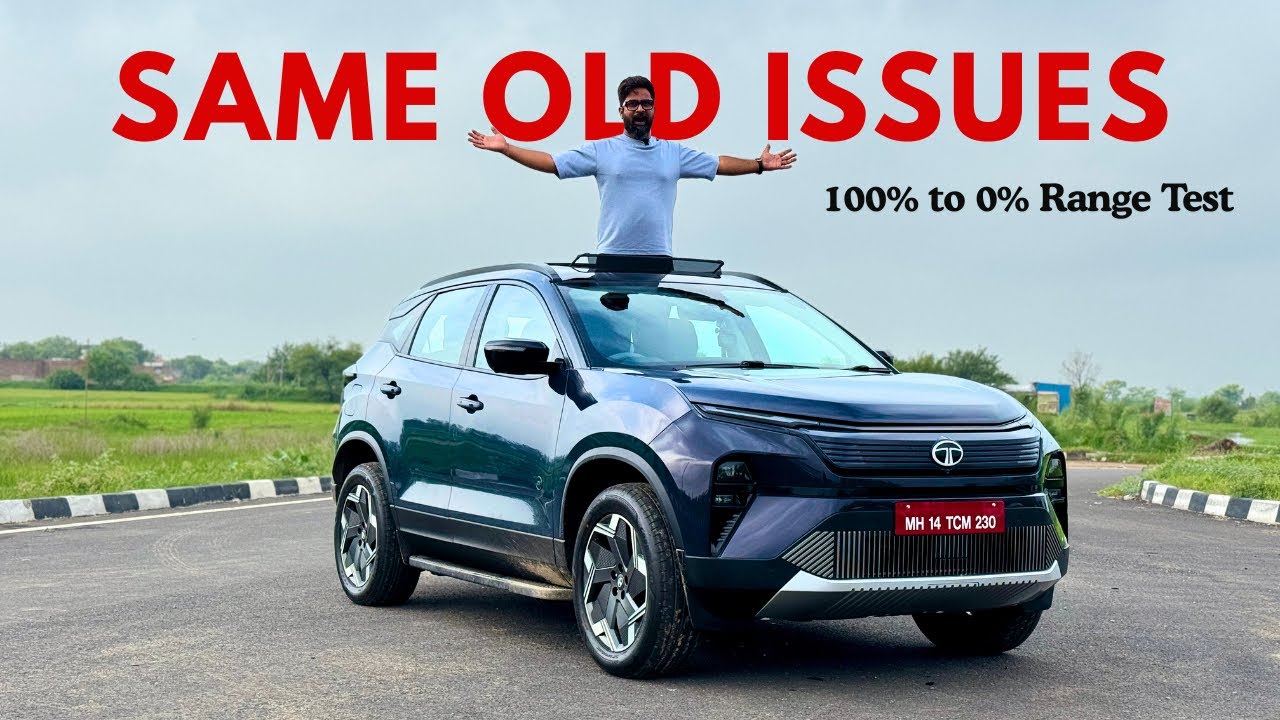 Tata Harrier EV Honest Range Test | Positives & Negatives