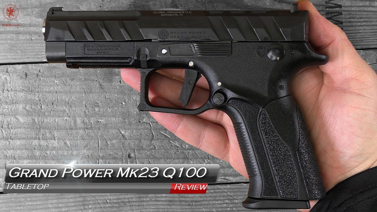 Grand Power Q100 Mk23 Tabletop Review and Field Strip