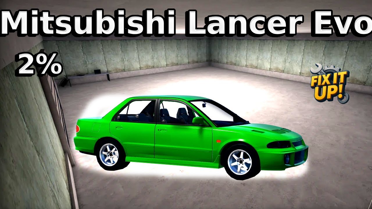 naprawiłem Mitsubishi Lancer Evo 2%! | fix it up roblox
