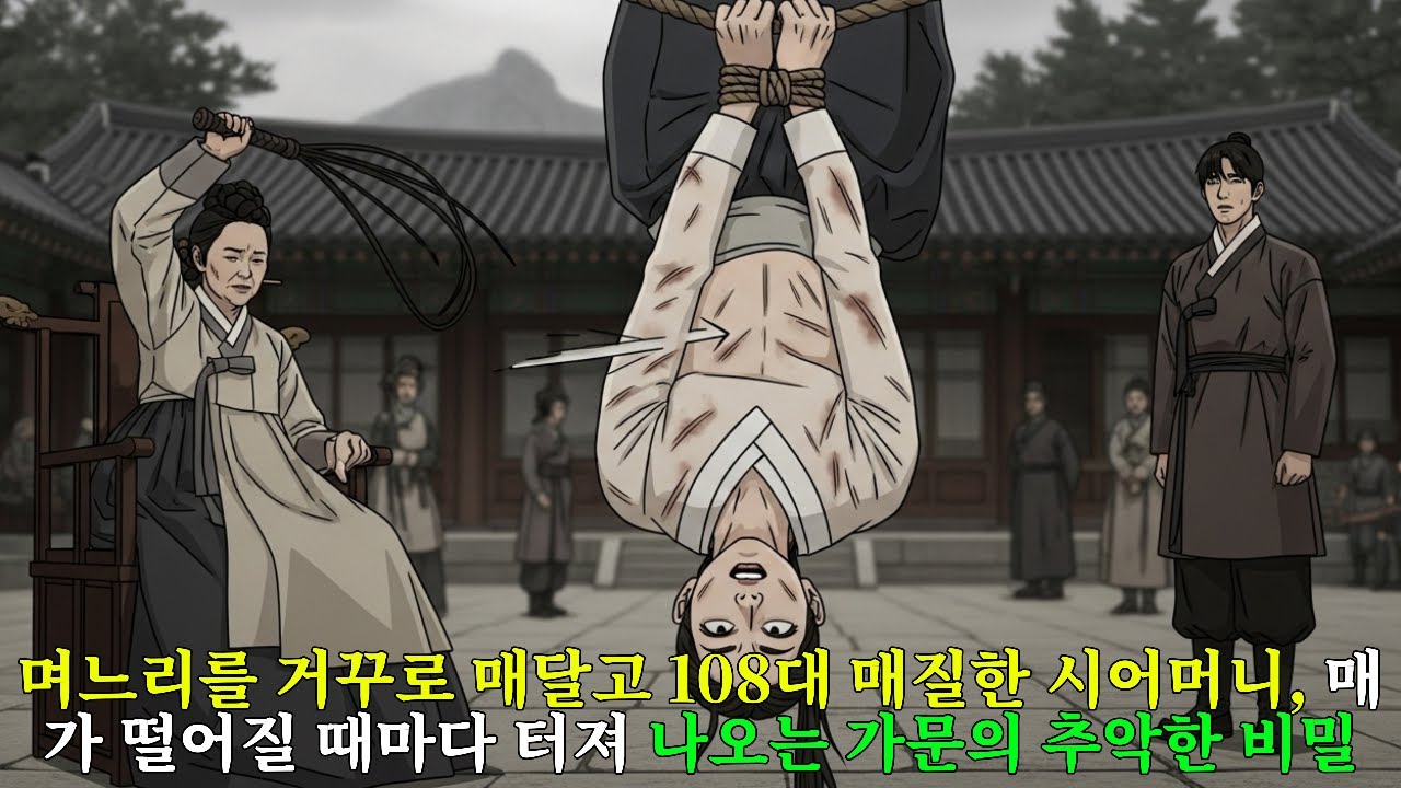 며느리를 거꾸로 매달고 108대 매질한 시어머니, 매가 떨어질 때마다 터져 나오는 가문의 추악한 비밀 | 조선야담 | 오디오북