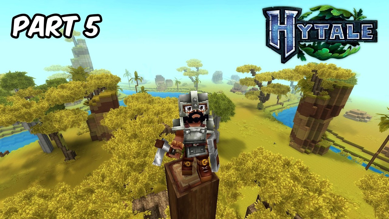 TODAY WE EXPLORE THE NEW BIOME IN HYTALE | HYTALE - Part 5 #hytale #hytalegameplay