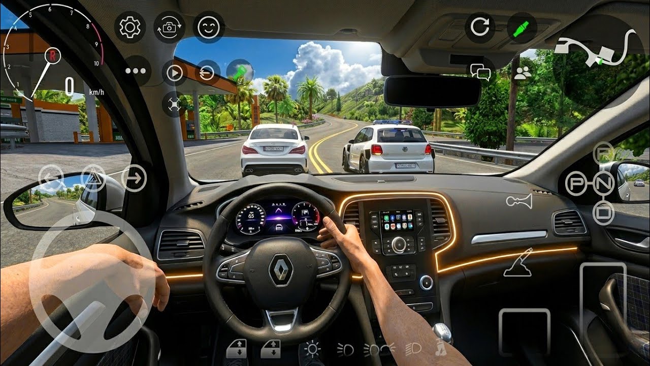 Custom Cars: Online Drive - Renualt Megane  VW Polo & Mercedes CLA  POV Drive