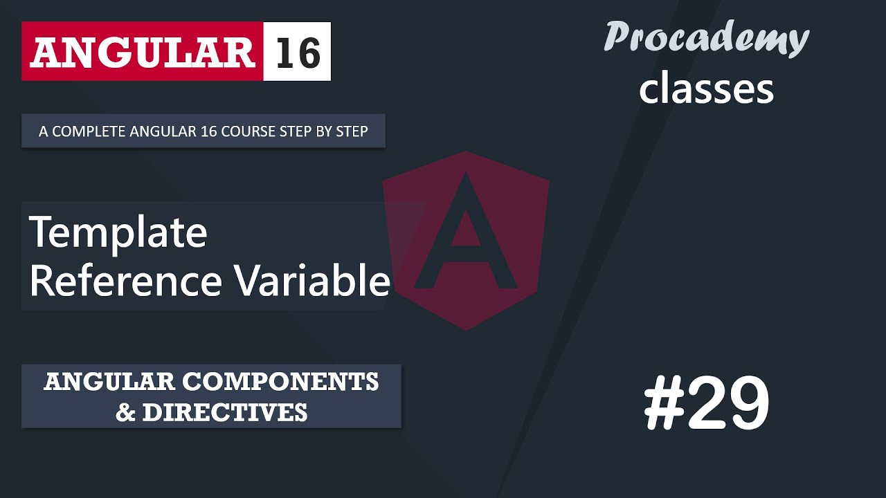 #29 Переменная ссылки шаблона | Компонент и директивы Angular | Полный курс по Angular