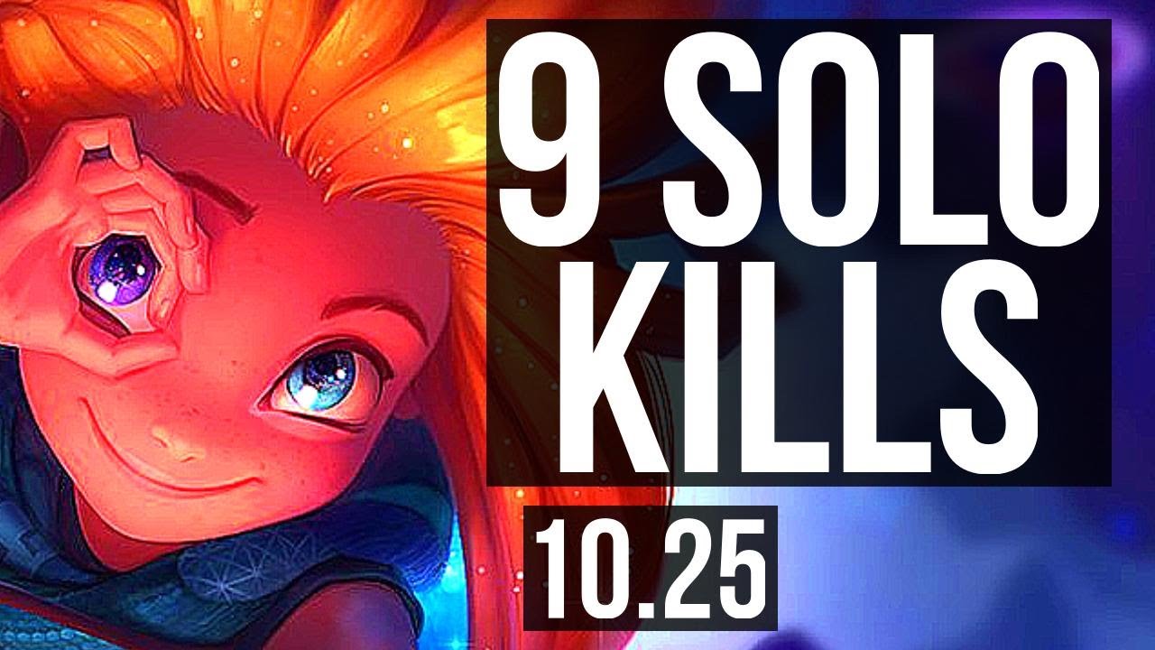 ZOE vs YONE (MID) | 9 solo kills, 800+ games, Godlike, 900K mastery | BR Master | v10.25